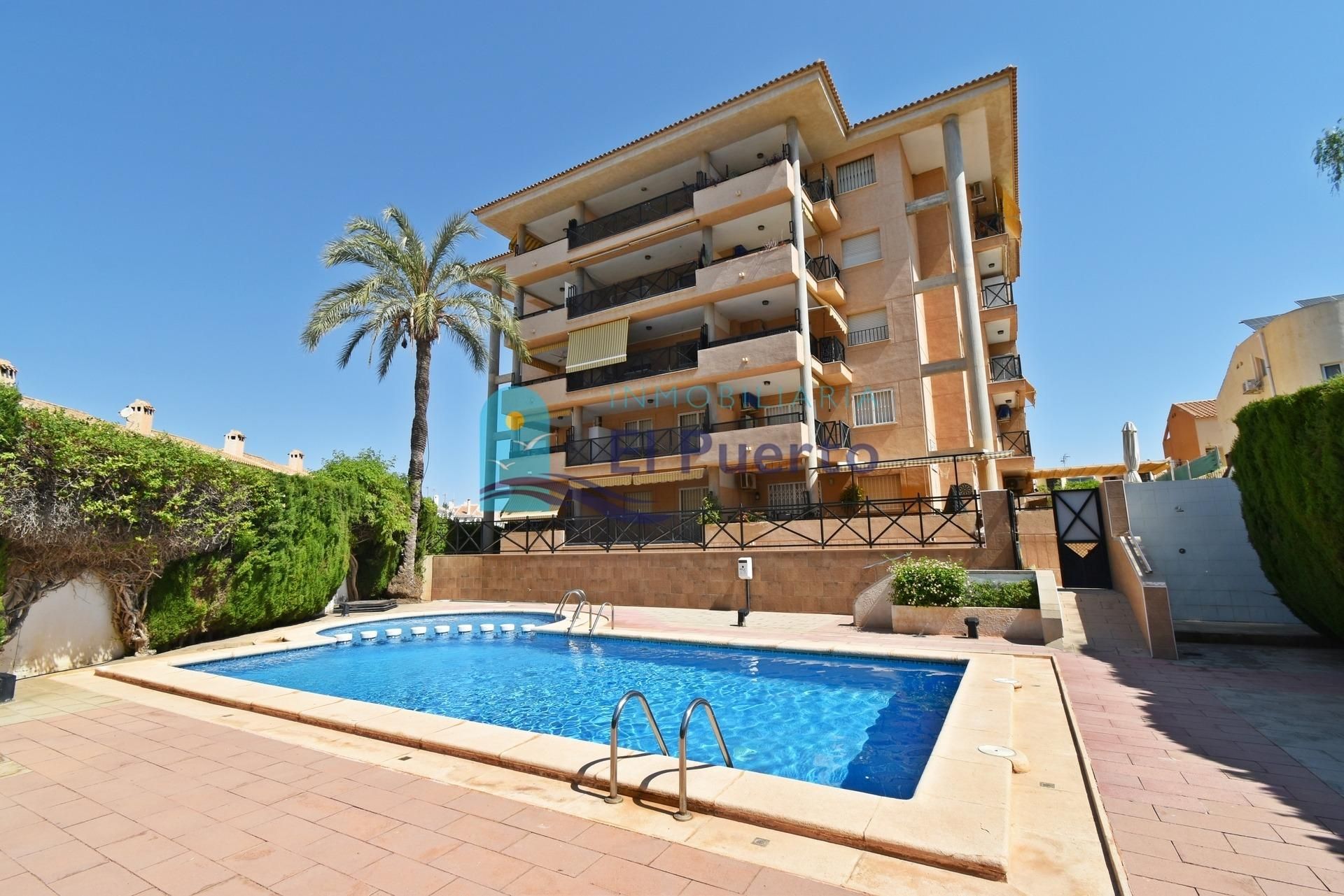 Piscina de Apartament en venda en Mazarrón amb Aire condicionat, Calefacció i Terrassa