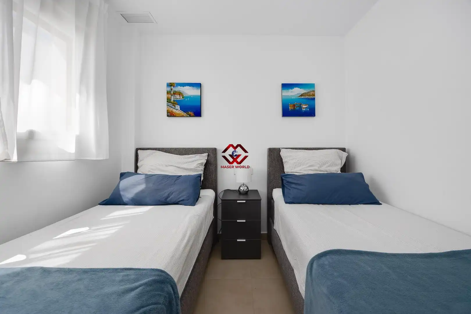 Dormitori de Apartament en venda en Pilar de la Horadada amb Aire condicionat, Calefacció i Jardí privat