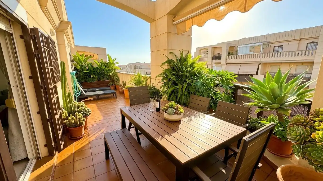 Terrassa de Àtic en venda en Málaga amb Aire condicionat, Calefacció i Jardí privat