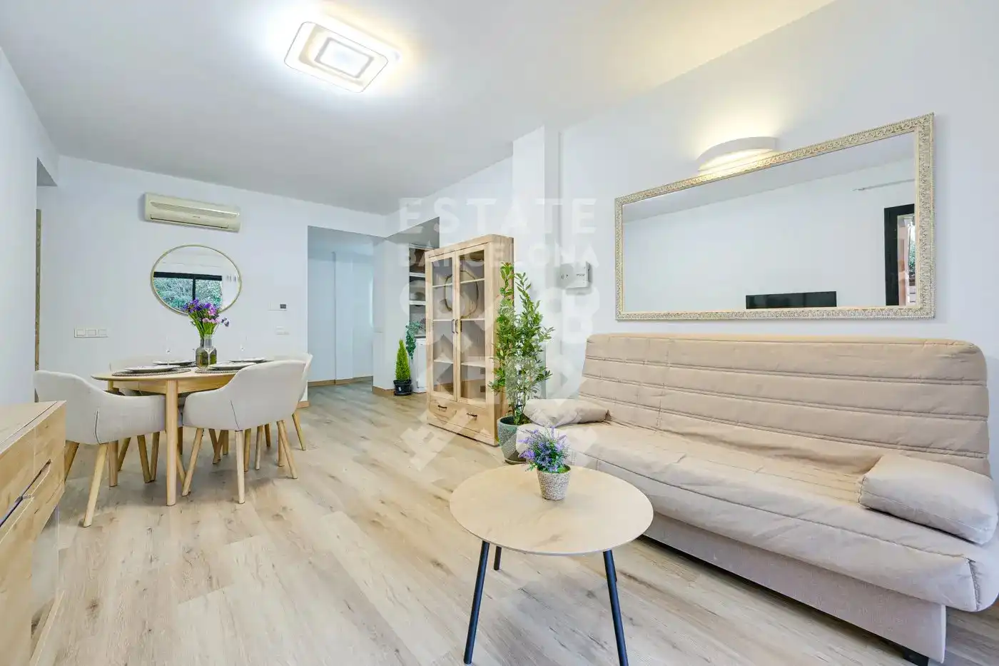 Außenansicht von Wohnung zum Verkauf in Lloret de Mar mit Klimaanlage, Heizung und Privatgarten