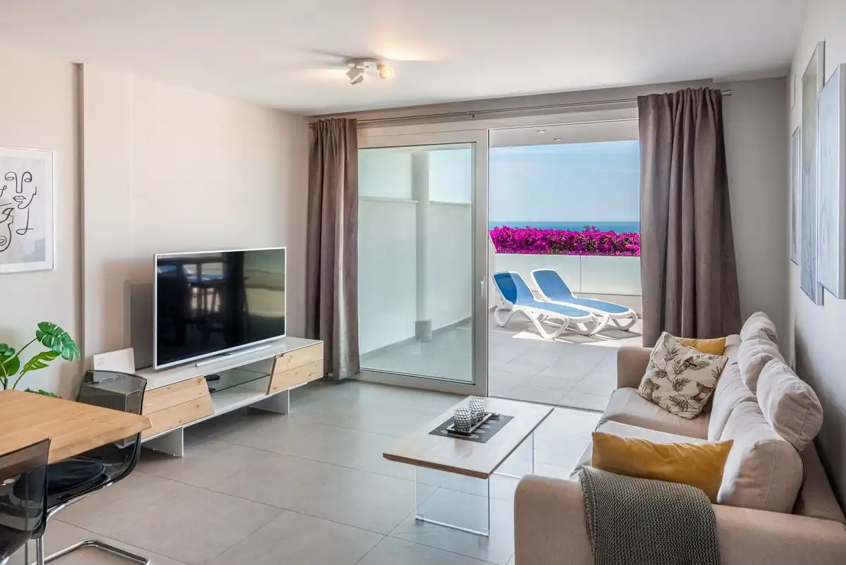 Sala de estar de Planta baja en venta en Fuengirola con Aire acondicionado, Calefacción y Terraza