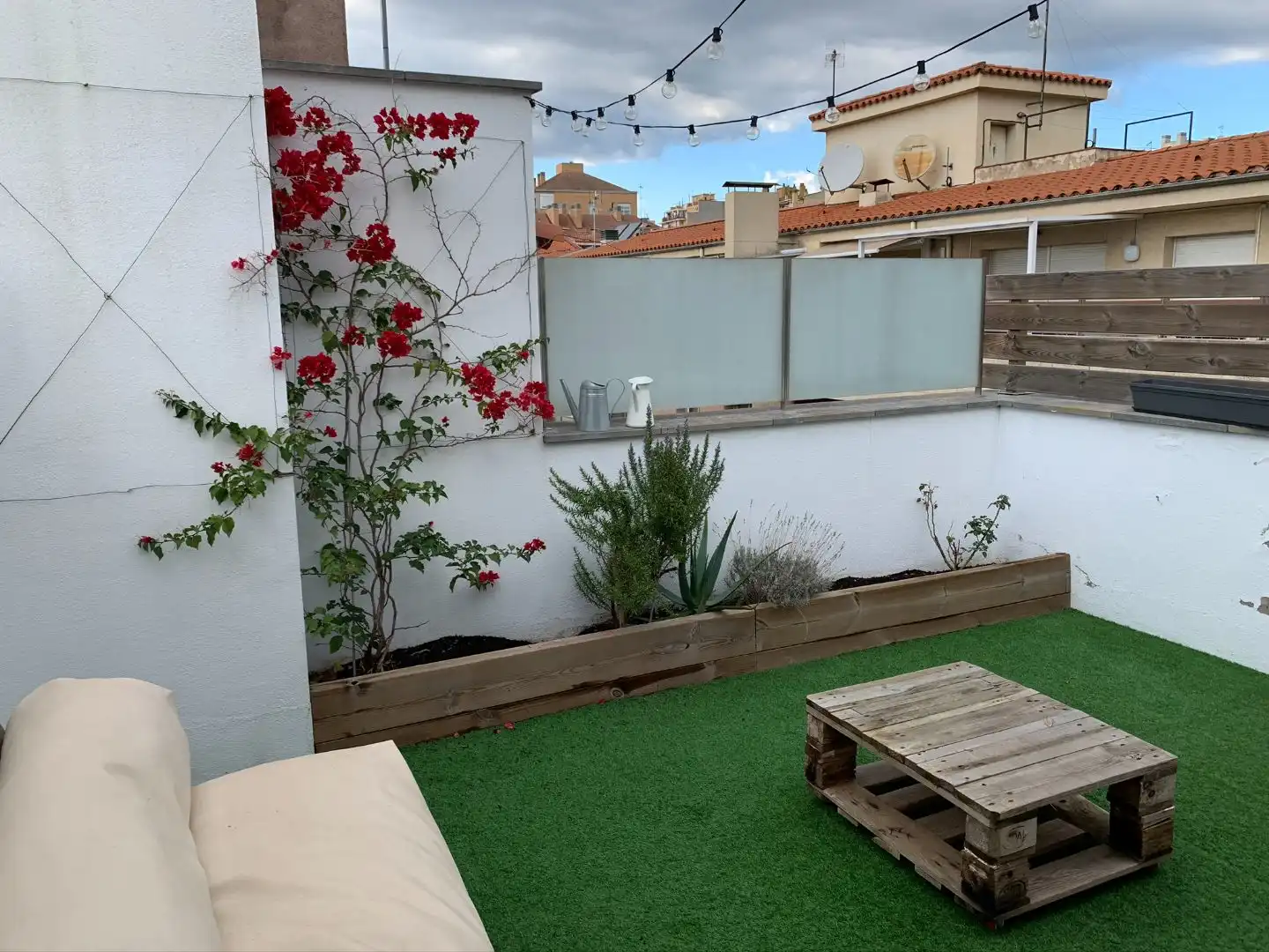 Terrassa de Pis de lloguer en Girona Capital amb Aire condicionat, Terrassa i Balcó