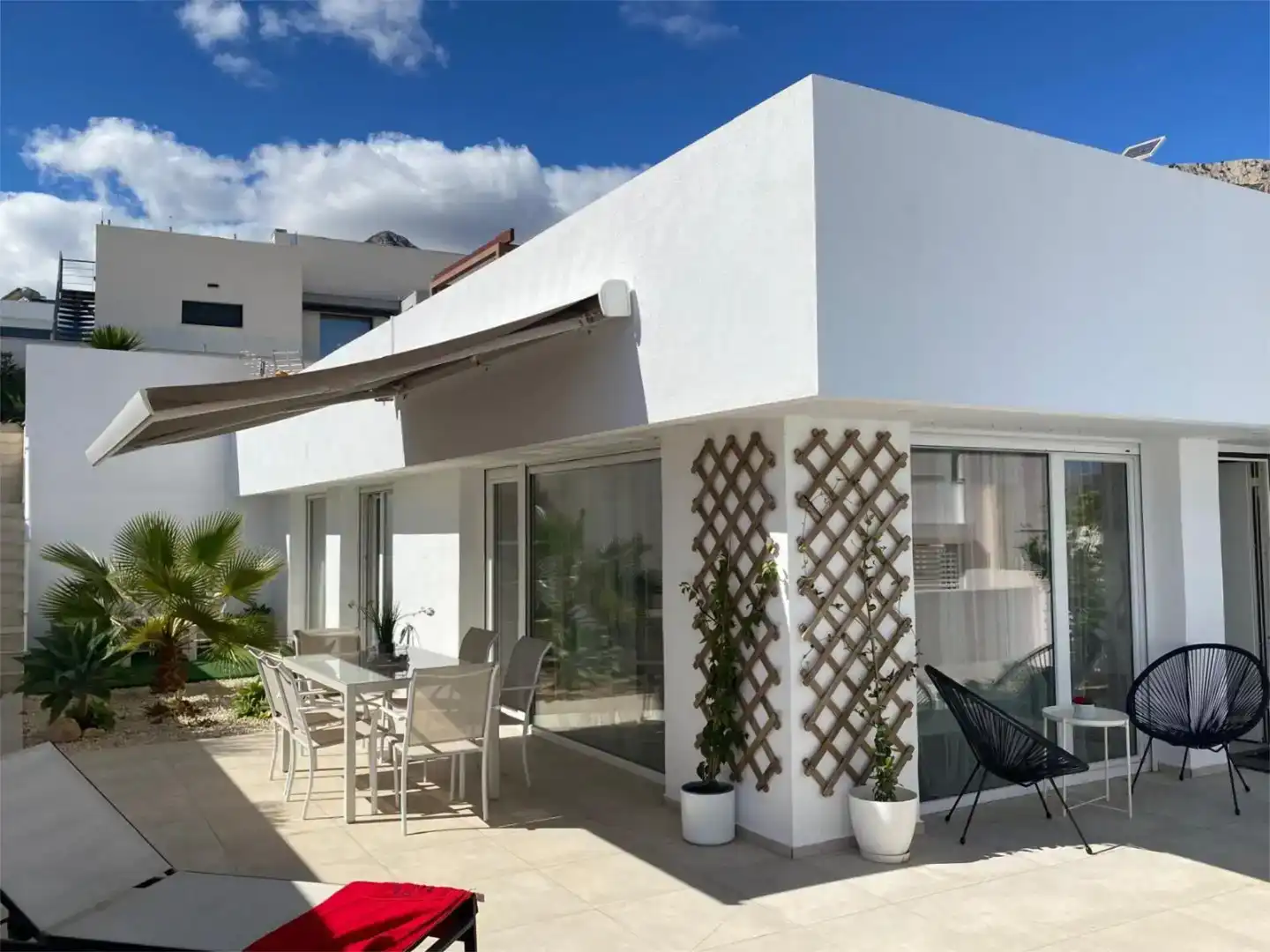Terrassa de Casa o xalet en venda en La Nucia amb Aire condicionat, Piscina i Balcó