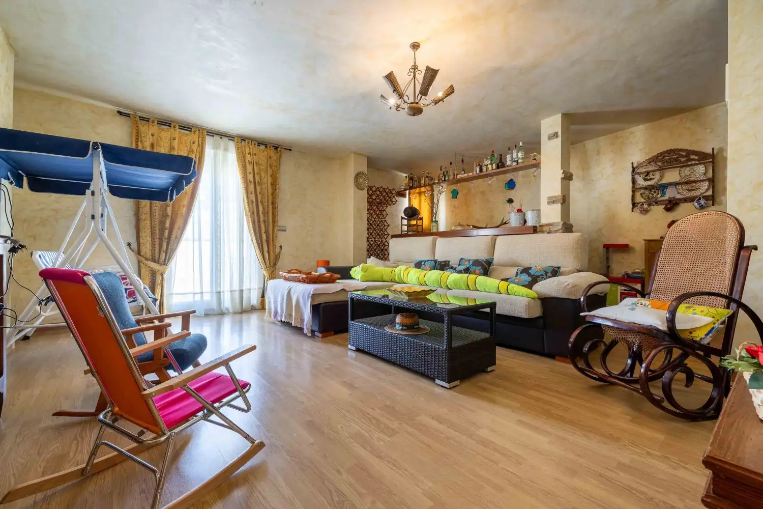 Wohnzimmer von Wohnung zum Verkauf in Las Torres de Cotillas mit Klimaanlage, Terrasse und Abstellraum