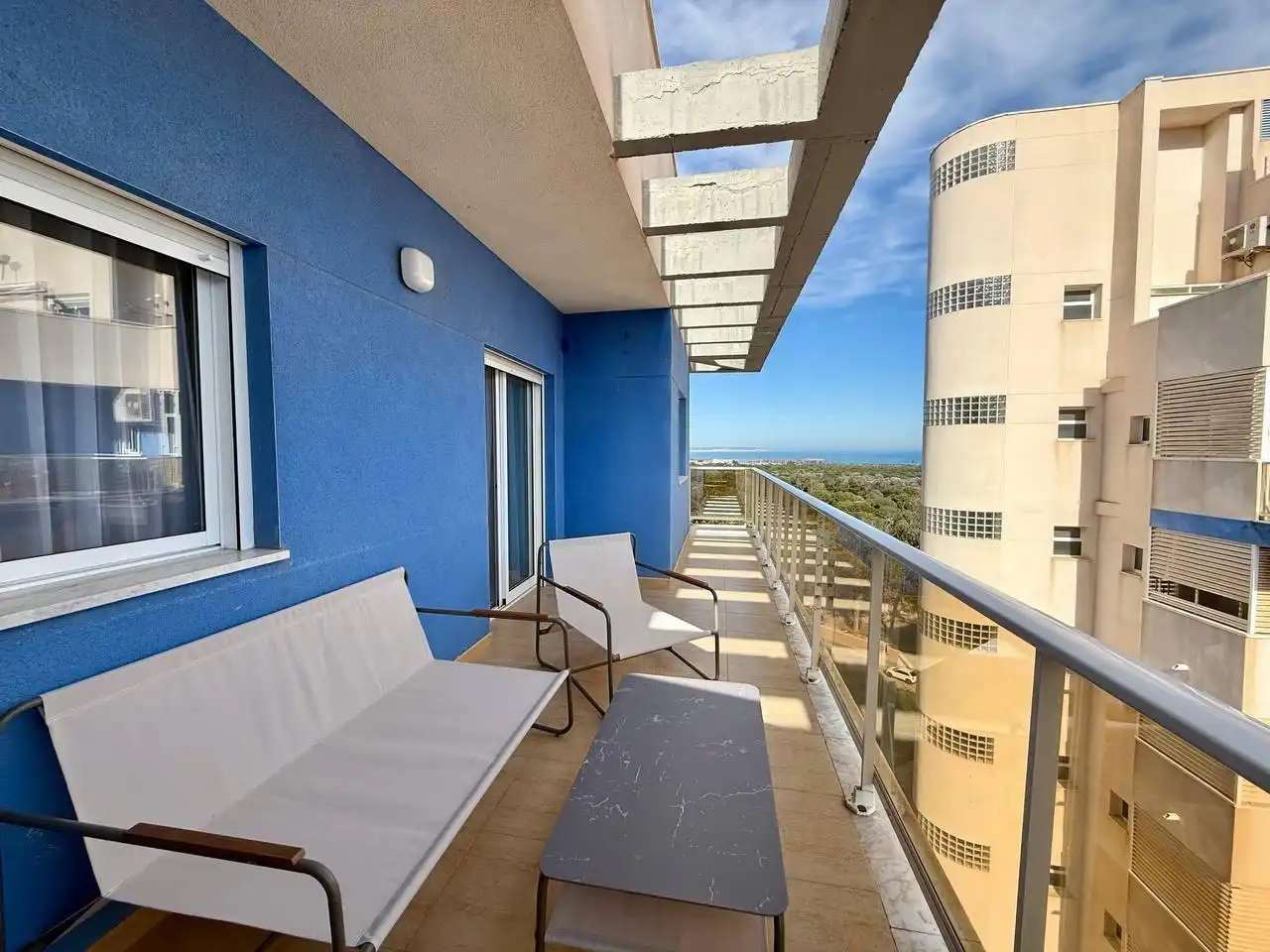 Terraza de Apartamento en venta en Guardamar del Segura con Aire acondicionado, Jardín privado y Terraza