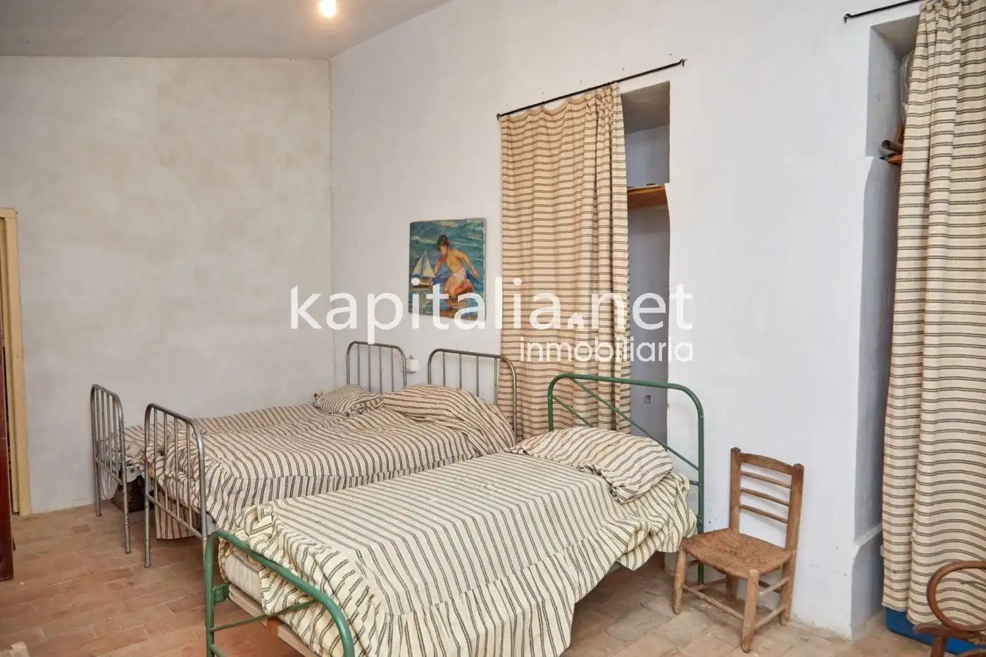 Schlafzimmer von Country house zum Verkauf in Bocairent mit Privatgarten, Terrasse und Balkon