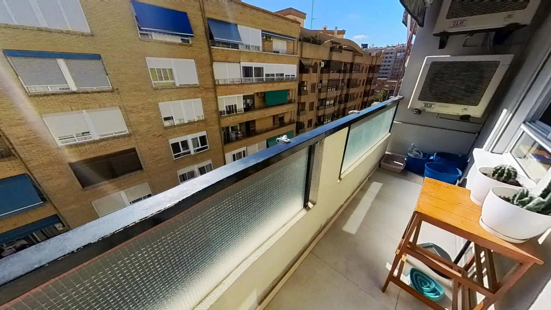 Balcony of Flat for sale in Valencia  with Air Conditioner and Balcony