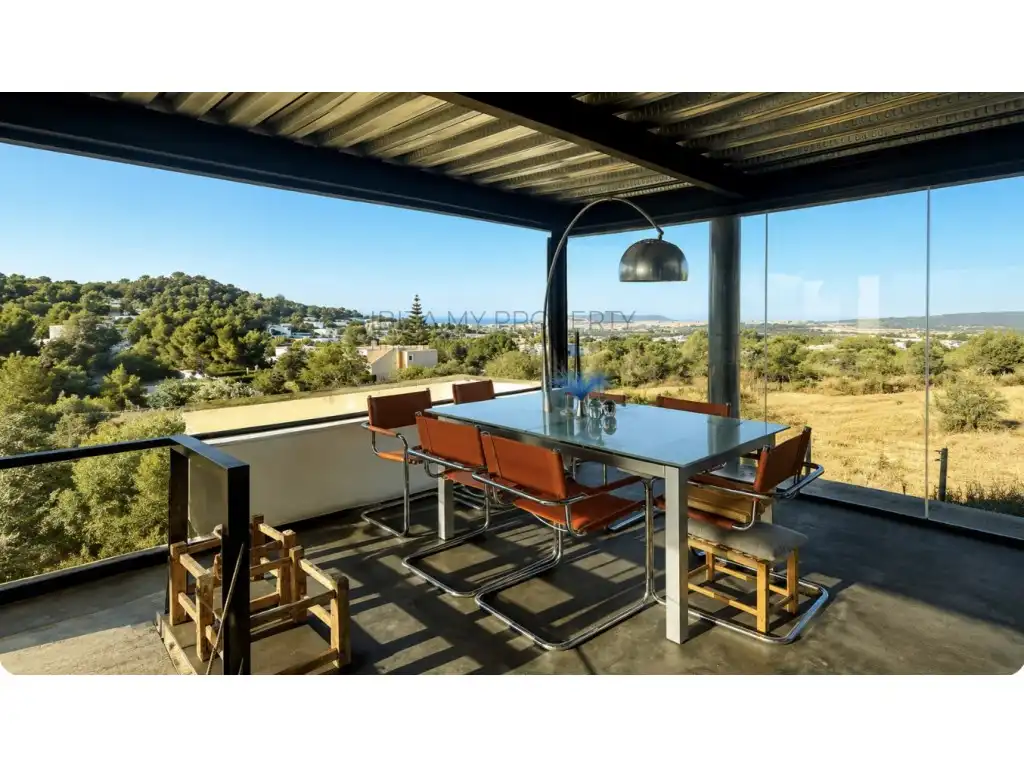 Terraza de Casa o chalet de alquiler en Santa Eulària des Riu con Amueblado, Lavadora y TV