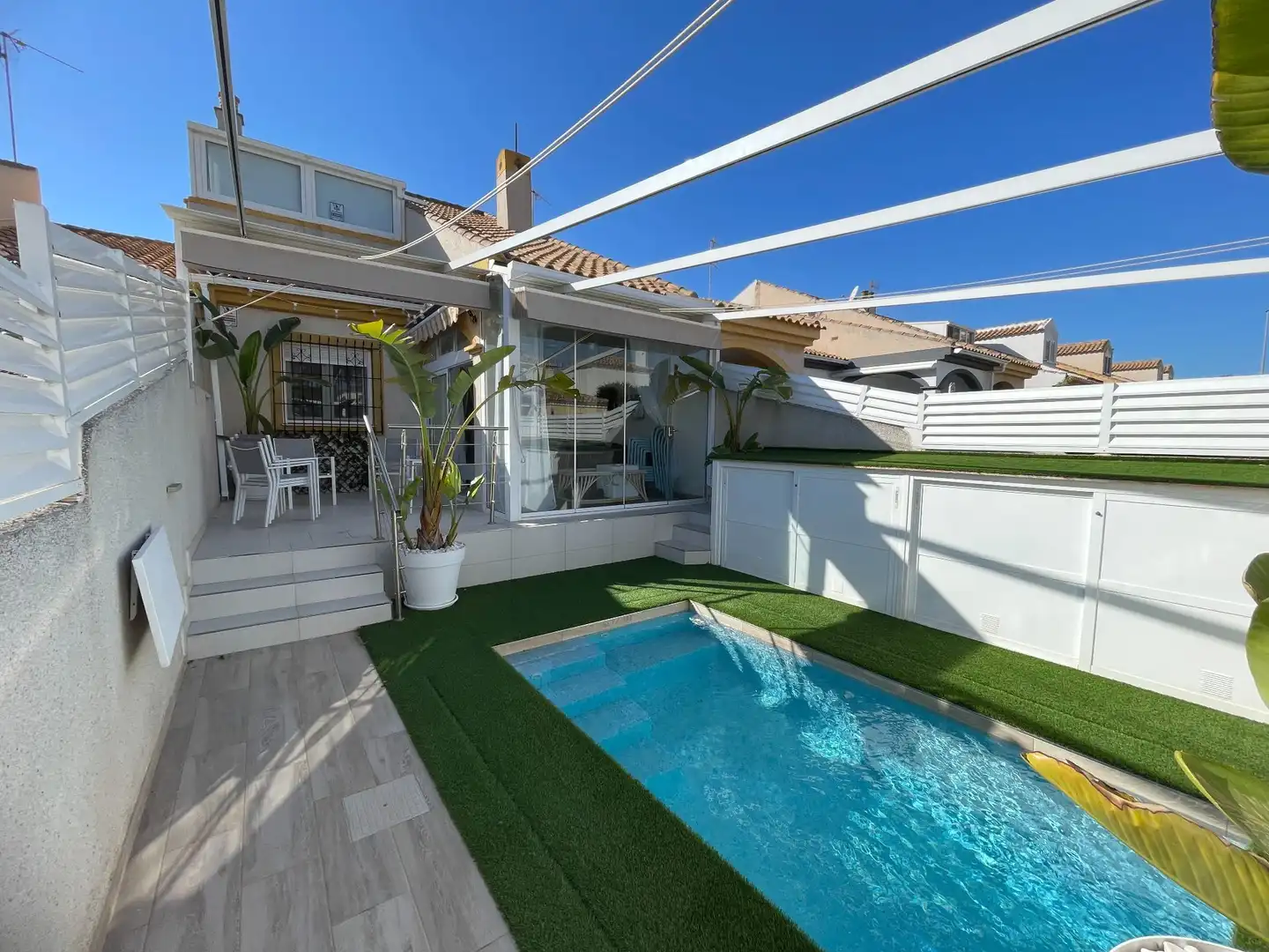 Swimming pool of Duplexes for sale in Pilar de la Horadada  with Air Conditioner, Swimming Pool and Furnished