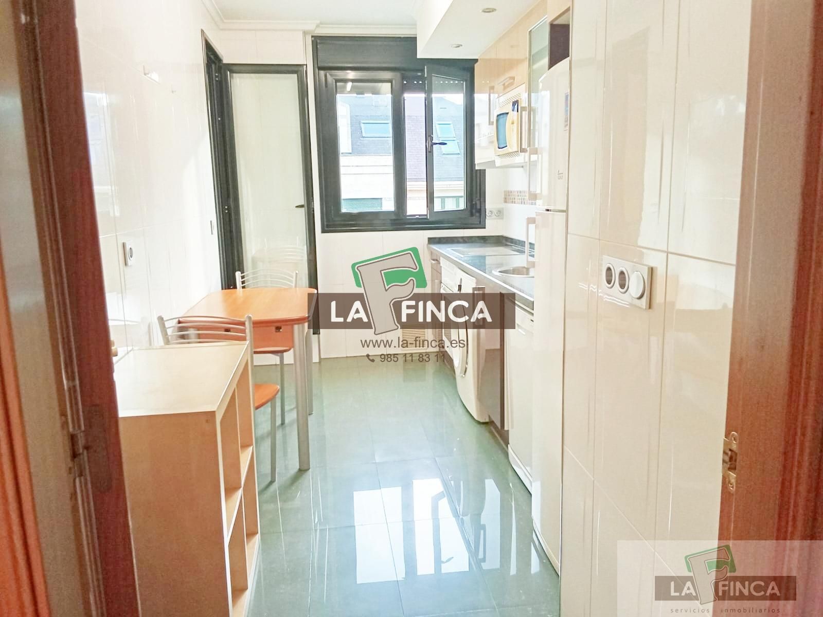 Cocina de Piso de alquiler en Oviedo  con Calefacción y Amueblado