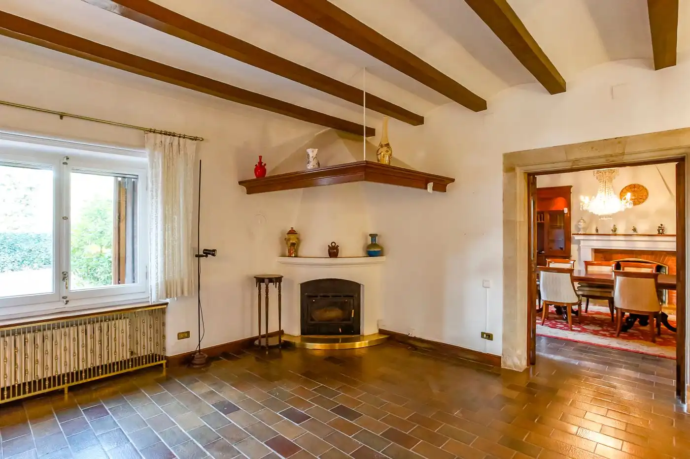 Sala d'estar de Finca rústica en venda en Les Franqueses del Vallès