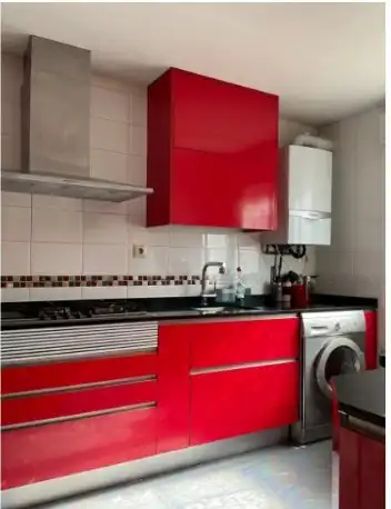 Küche von Einfamilien-Reihenhaus zum Verkauf in Los Santos de la Humosa mit Heizung, Privatgarten und Balkon