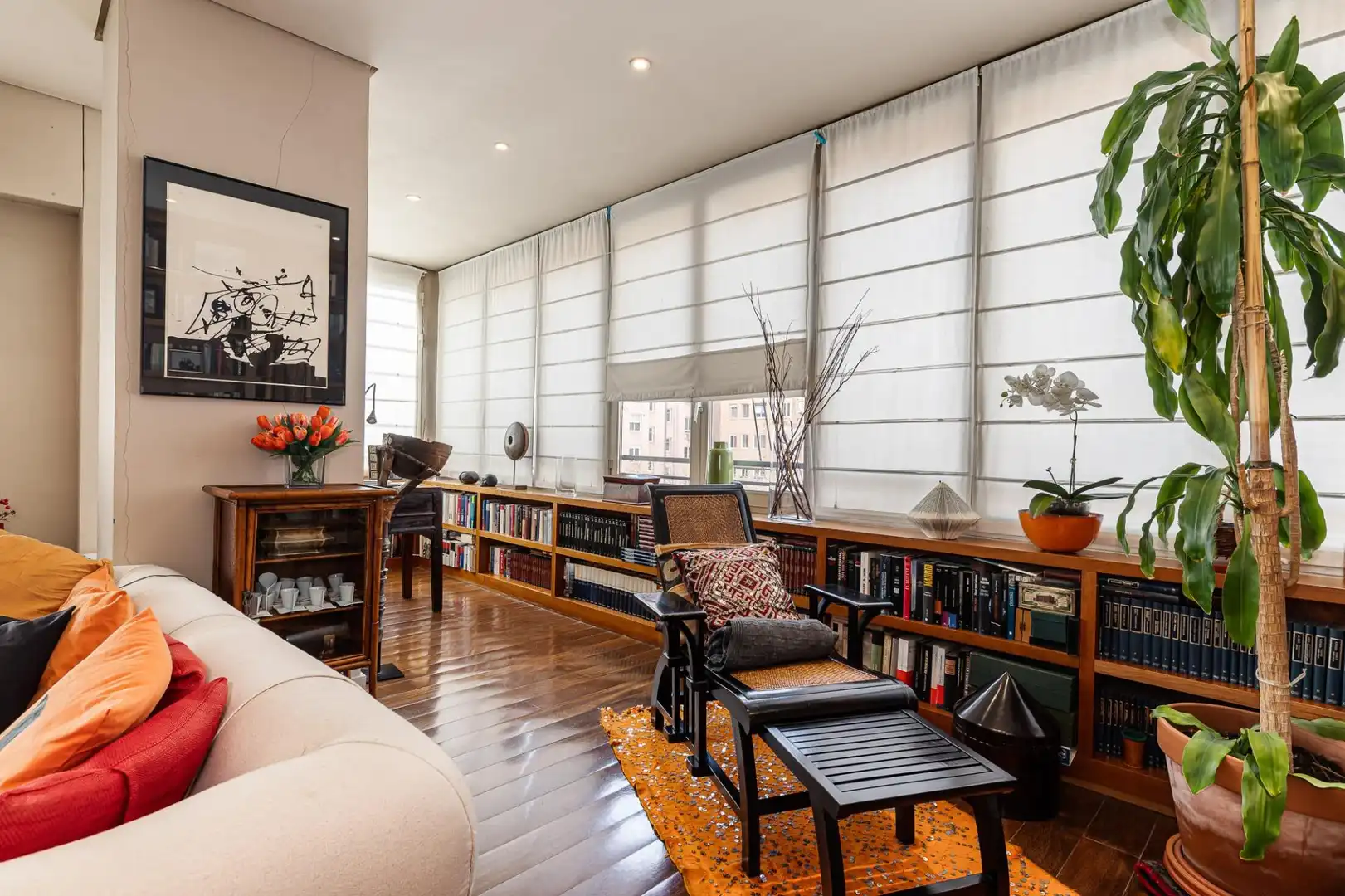Wohnzimmer von Wohnung zum Verkauf in Madrid mit Klimaanlage und Abstellraum