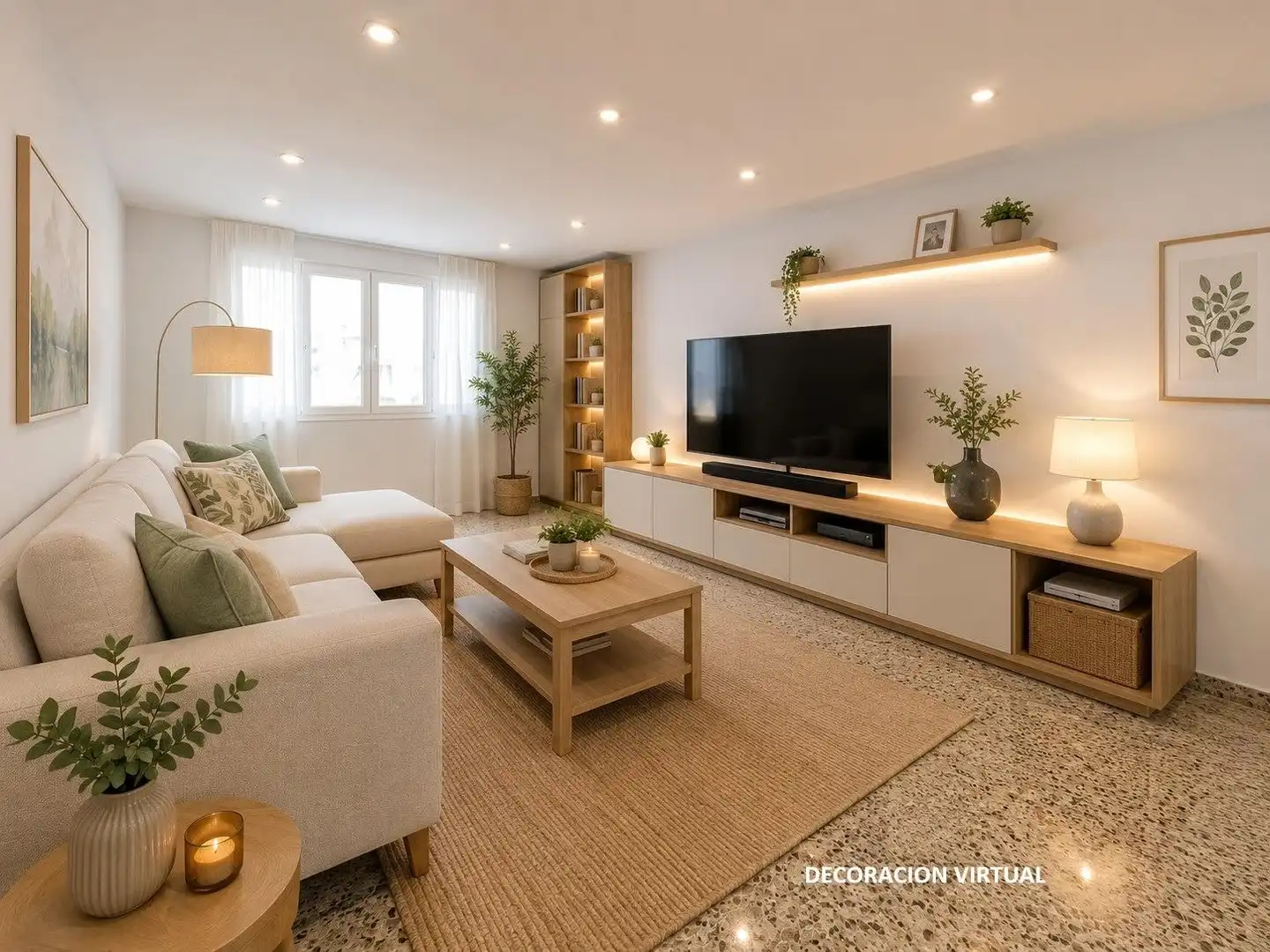 Sala de estar de Piso en venta en Valencia con Aire acondicionado, Calefacción y Balcón