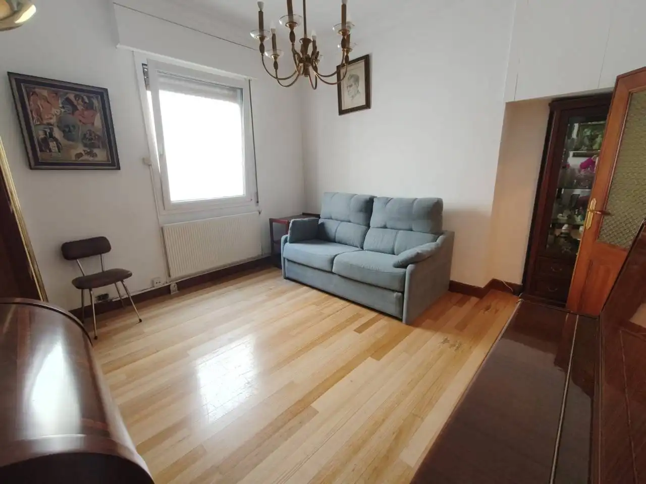 Sala de estar de Piso en venta en Indautxu
