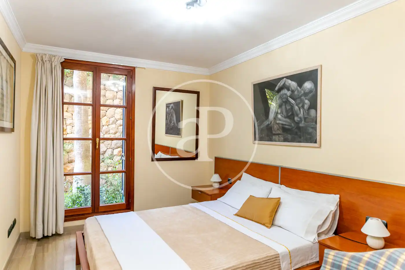Bedroom of Houses for rent in Bunyola  with Air Conditioner, Heating and Private garden