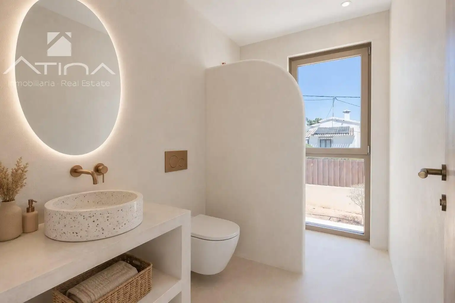 Bathroom of Houses for sale in Jávea / Xàbia  with Air Conditioner, Heating and Private garden