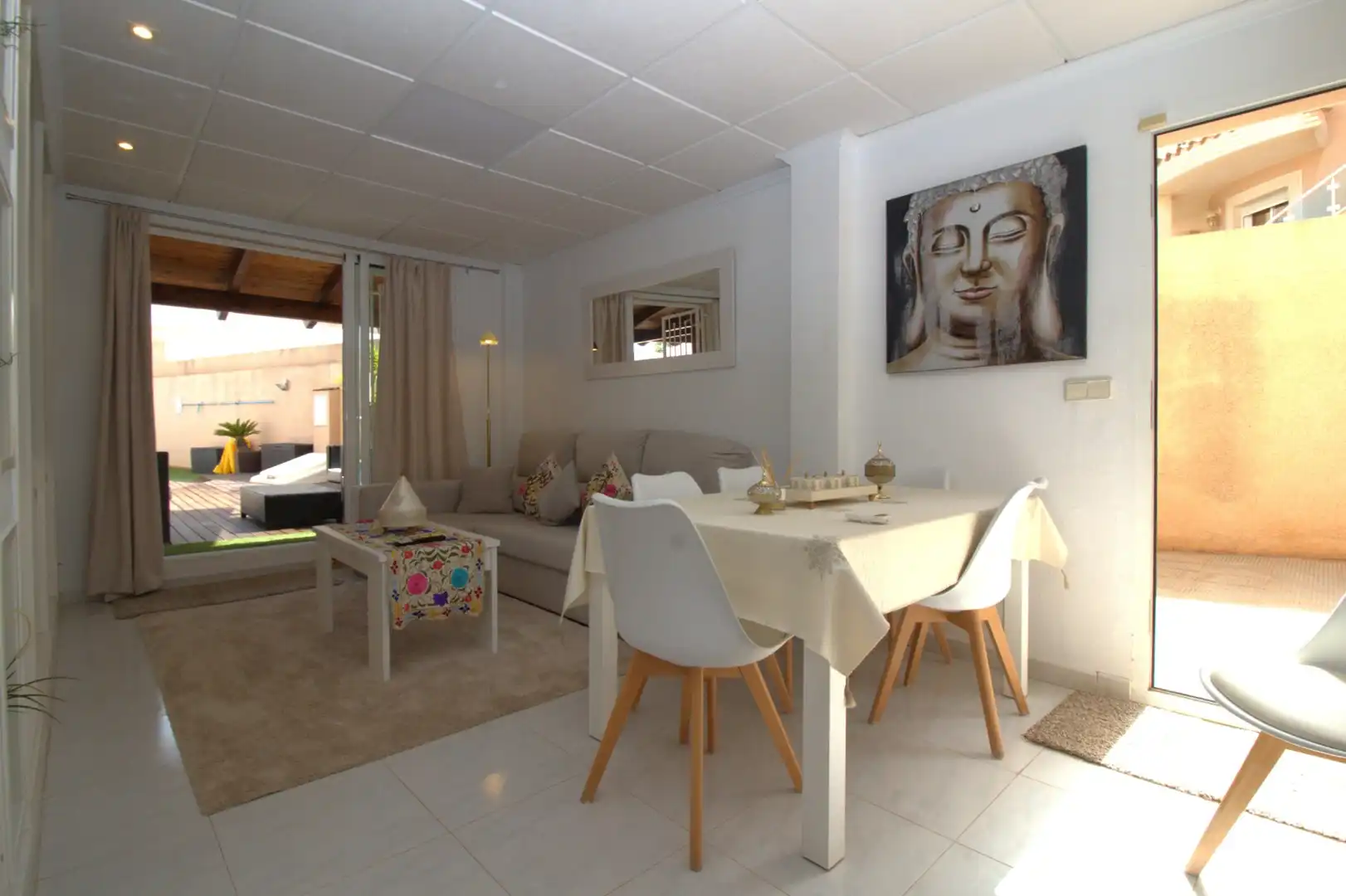 Menjador de Casa o xalet en venda en Cartagena amb Aire condicionat, Terrassa i Traster
