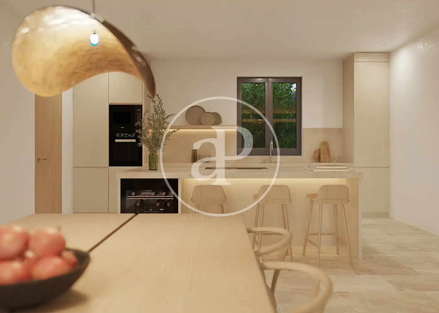 Kitchen of Houses for sale in Sant Joan  with Air Conditioner, Heating and Private garden