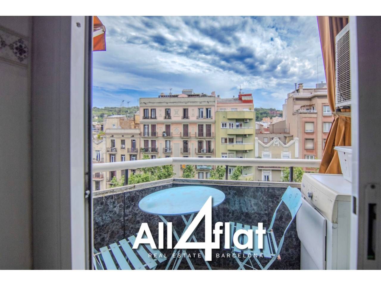Vista exterior de Pis de lloguer en  Barcelona Capital amb Aire condicionat, Calefacció i Parquet