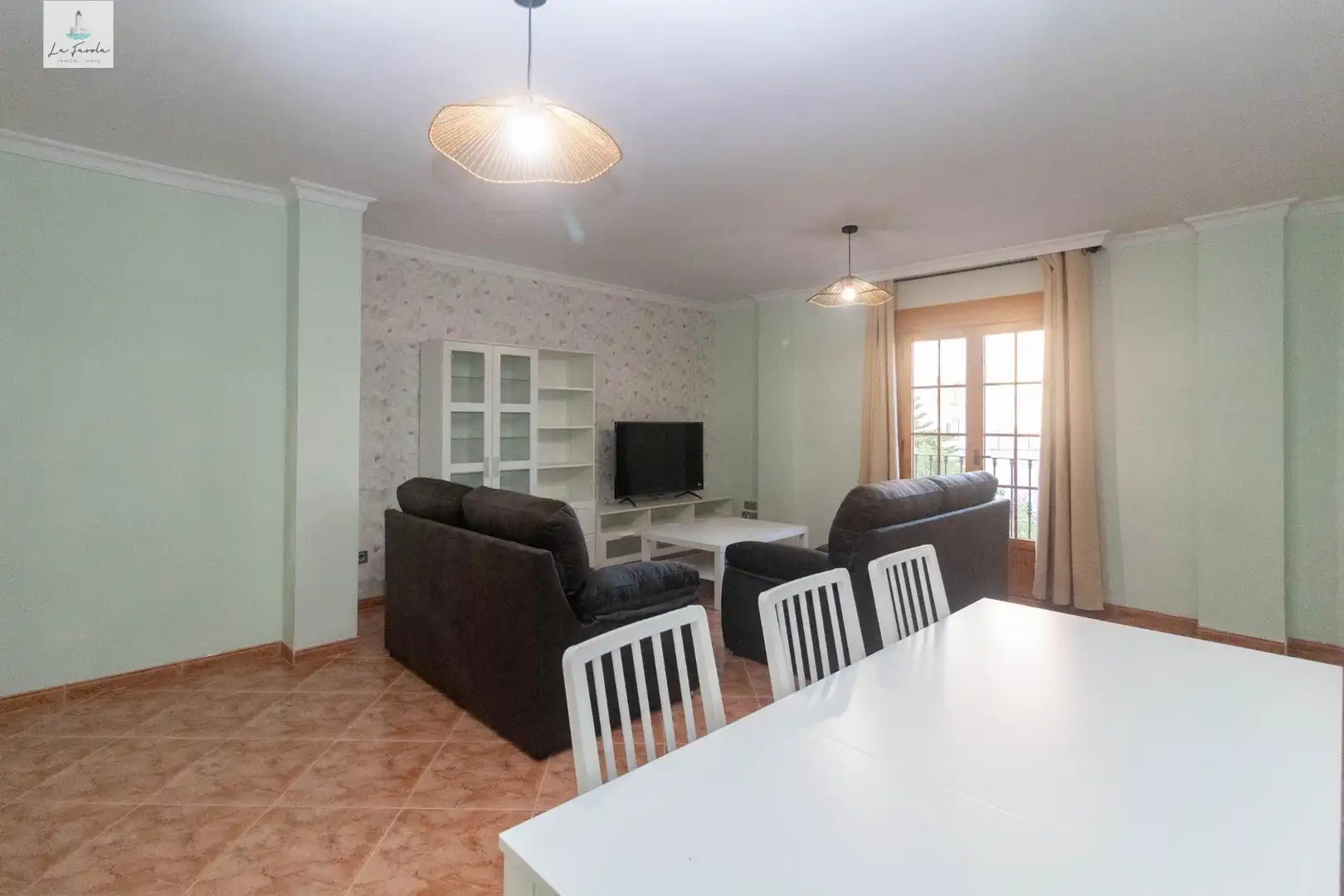 Living room of Flat for rent in Archidona  with Furnished and Balcony