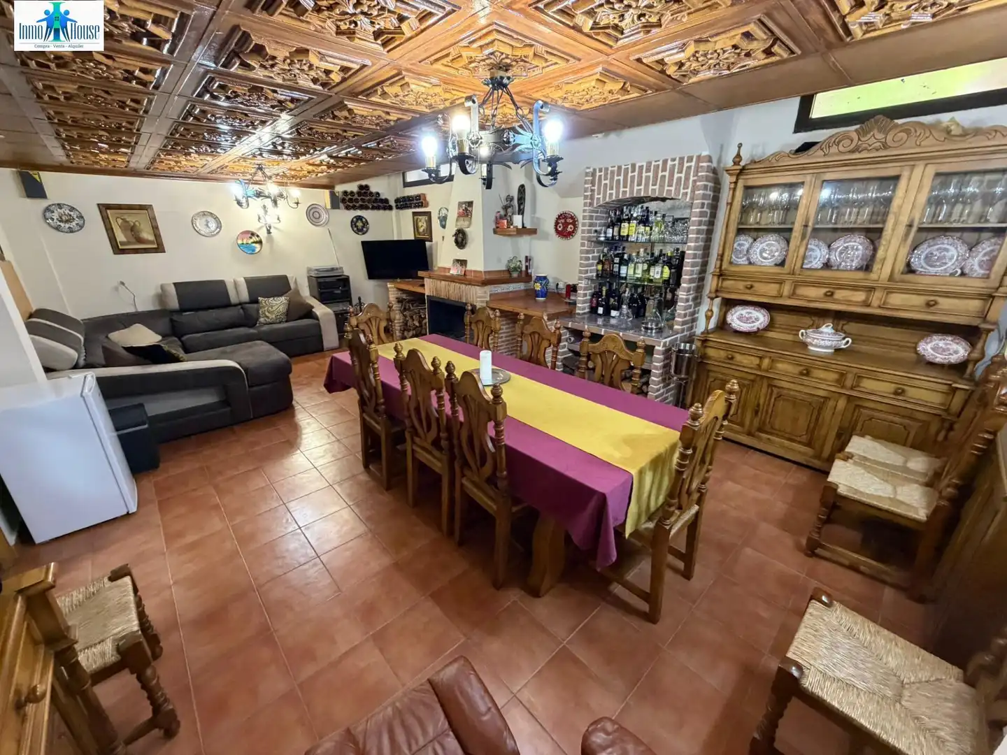 Dining room of Detached homes for sale in Albacete  with Air Conditioner, Heating and Private garden
