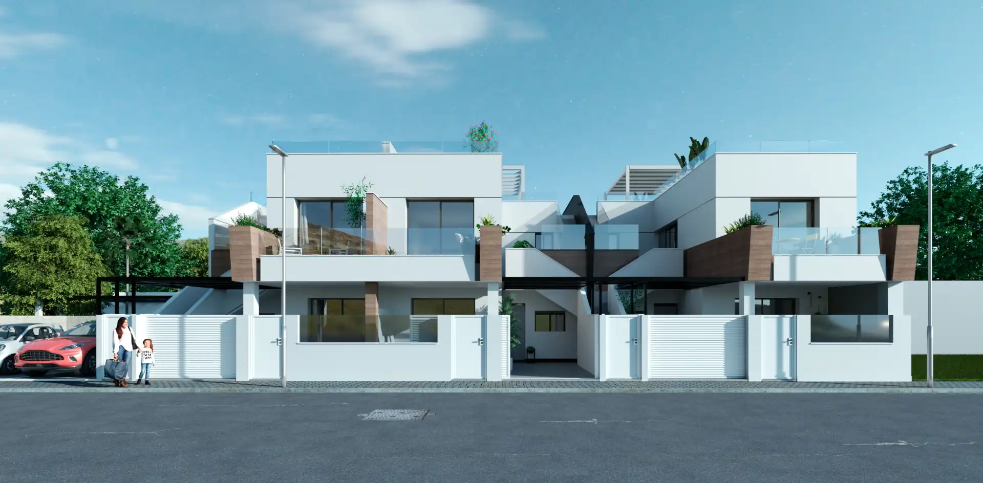 Vista exterior de Apartament en venda en Pilar de la Horadada amb Piscina comunitària