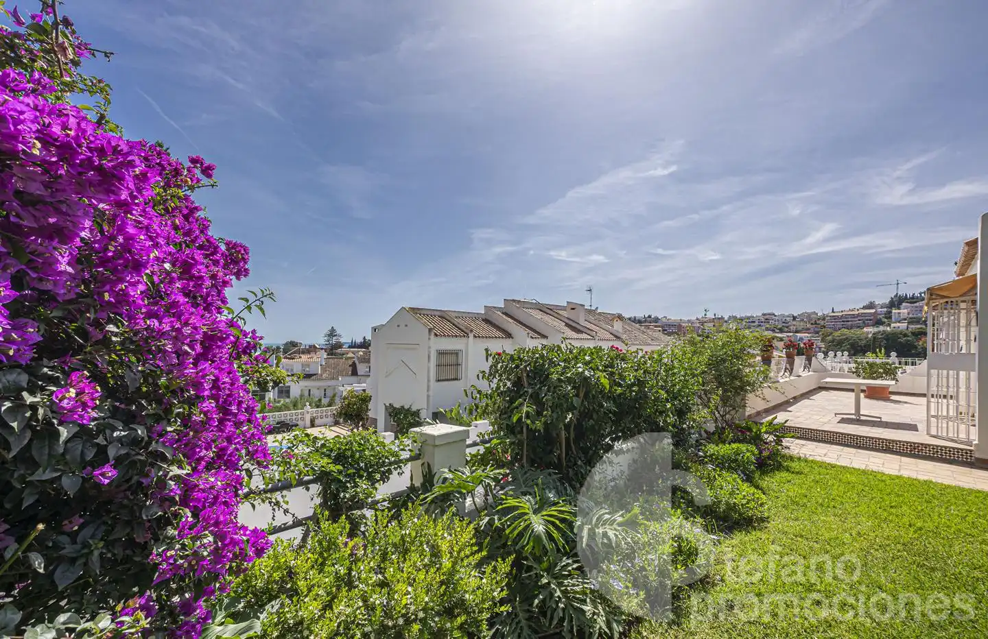 Exterior view of Detached homes for sale in Málaga  with Air Conditioner, Private garden and Terrace
