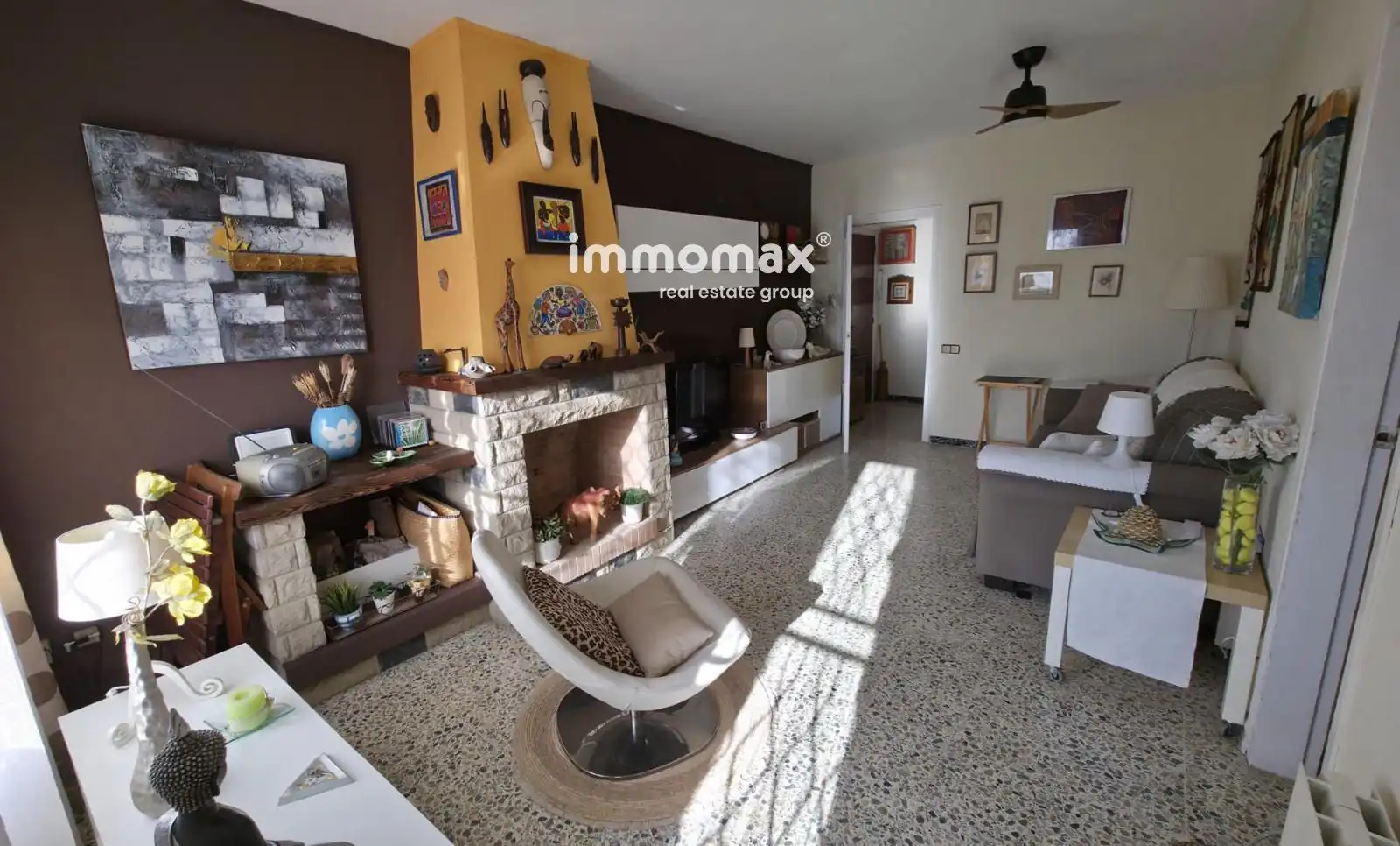 Sala de estar de Piso en venta en Cubelles con Calefacción, Terraza y Trastero