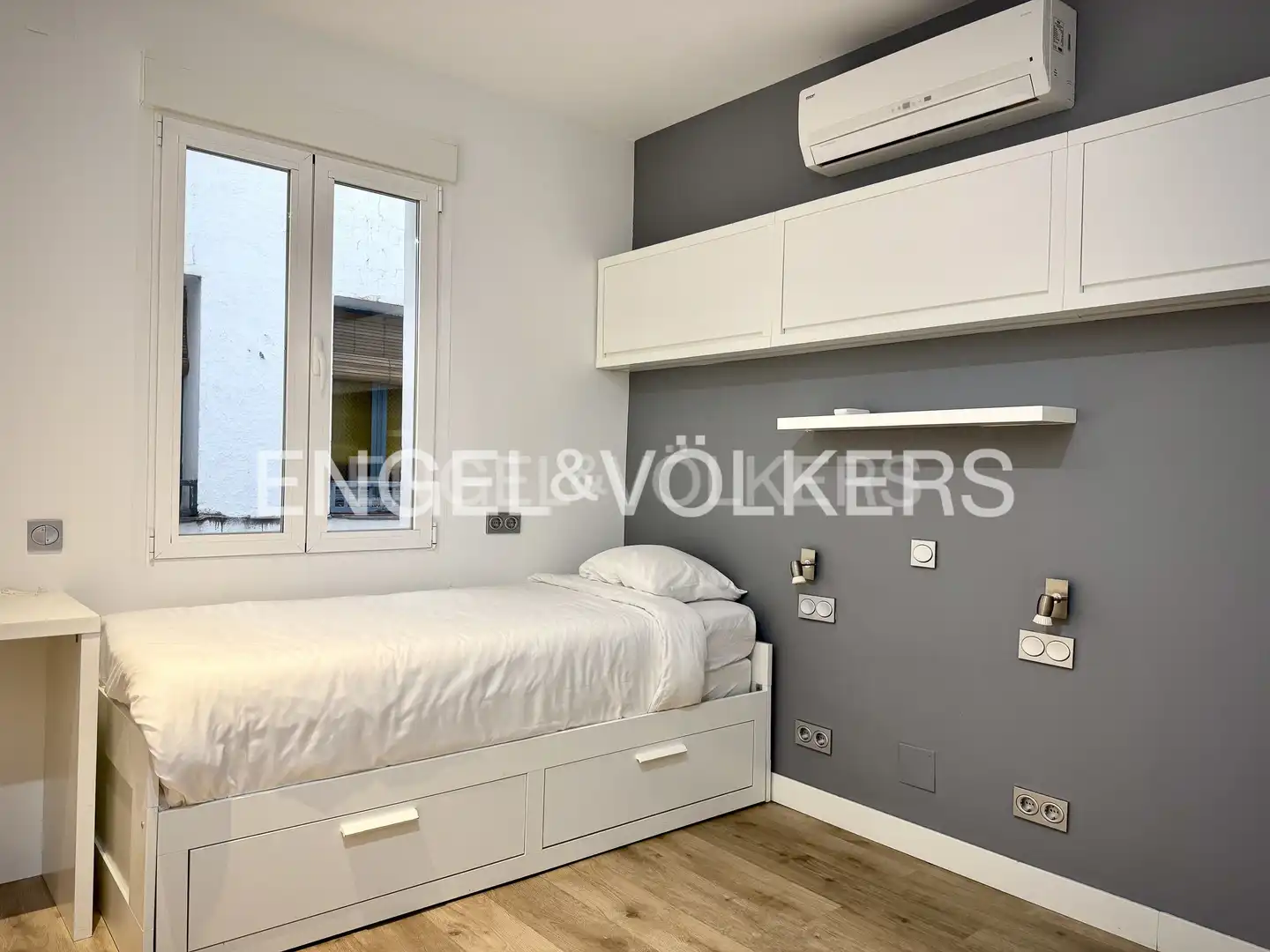 Habitación de Piso de alquiler en Madrid con Aire acondicionado, Calefacción y Amueblado