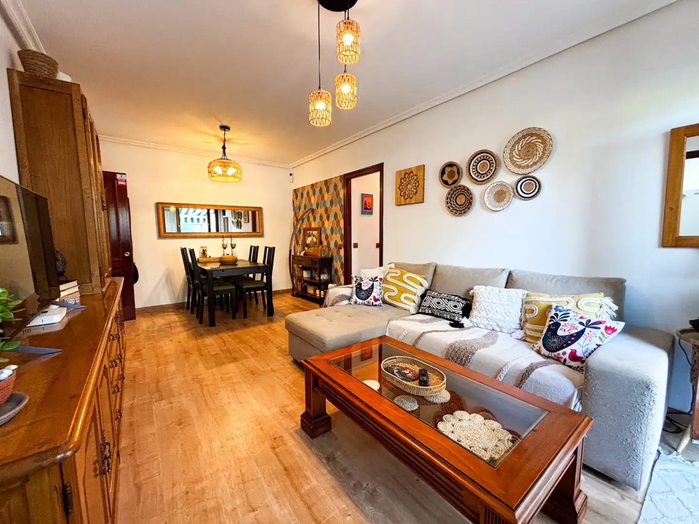Living room of Flat for sale in Meruelo  with Heating, Private garden and Terrace