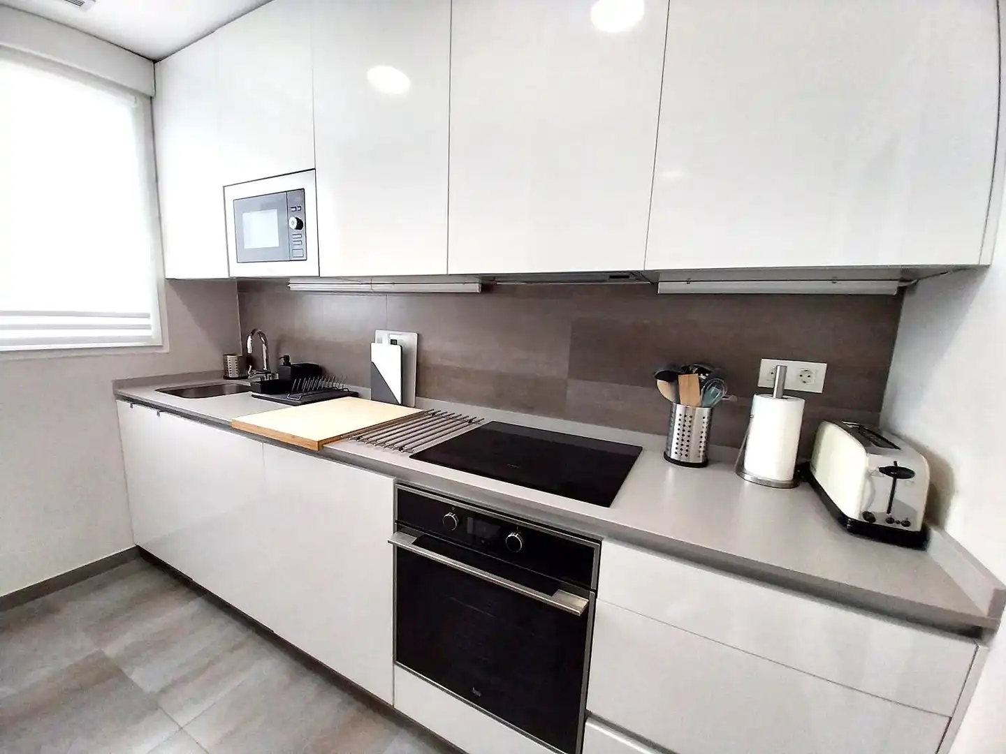 Kitchen of Flat for rent in Valladolid  with Air Conditioner, Heating and Terrace