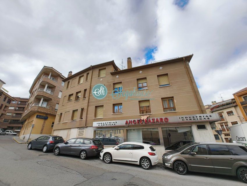 Exterior view of Flat for sale in Segovia Capital  with Heating, Parquet flooring and Terrace