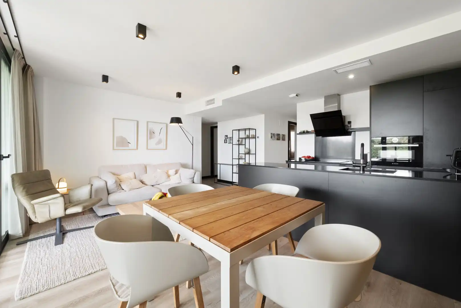 Sala de estar de Apartamento en venta en Mijas con Aire acondicionado, Terraza y Piscina