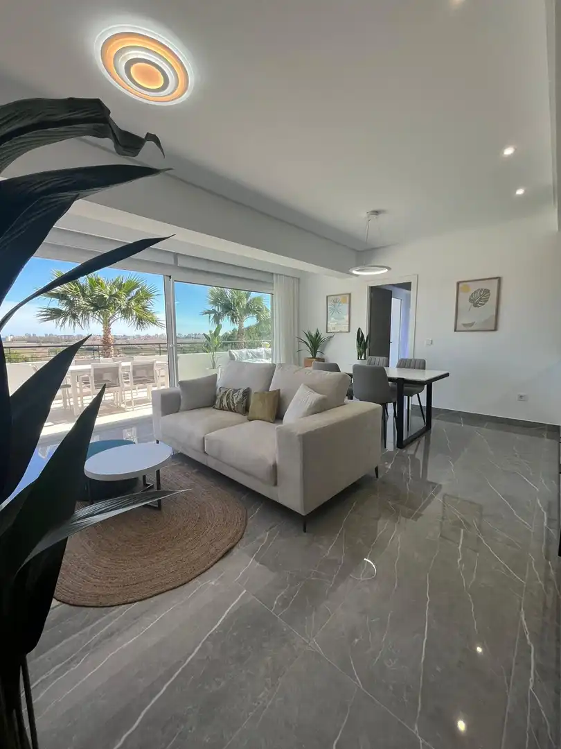 Sala de estar de Apartamento en venta en Xeresa con Aire acondicionado, Calefacción y Jardín privado