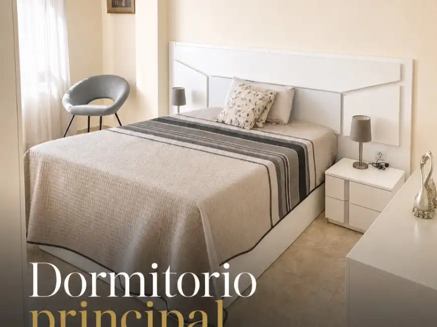 Schlafzimmer von Wohnung zum Verkauf in Gandia mit Klimaanlage, Terrasse und Balkon
