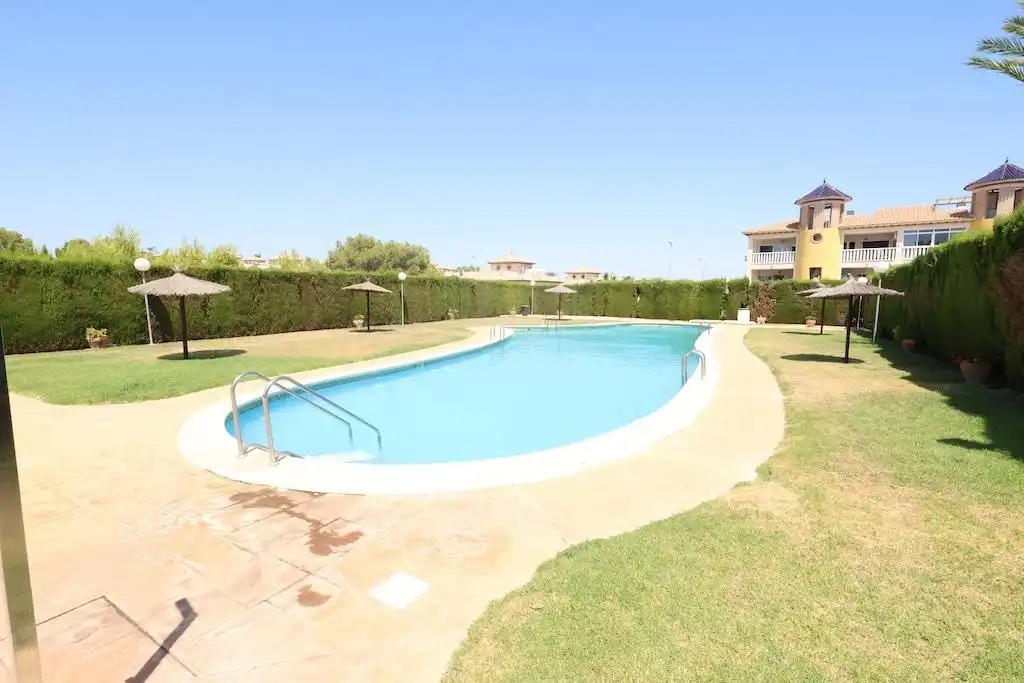 Swimming pool of Apartments for rent in Orihuela  with Air Conditioner, Furnished and Community pool