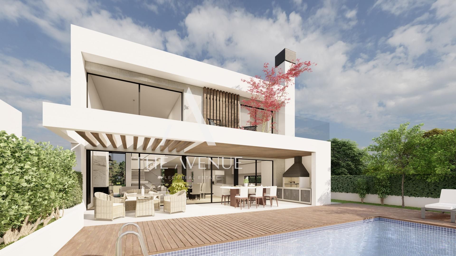 Terraza de Casa o chalet en venta en Villaviciosa de Odón con Aire acondicionado, Calefacción y Jardín privado