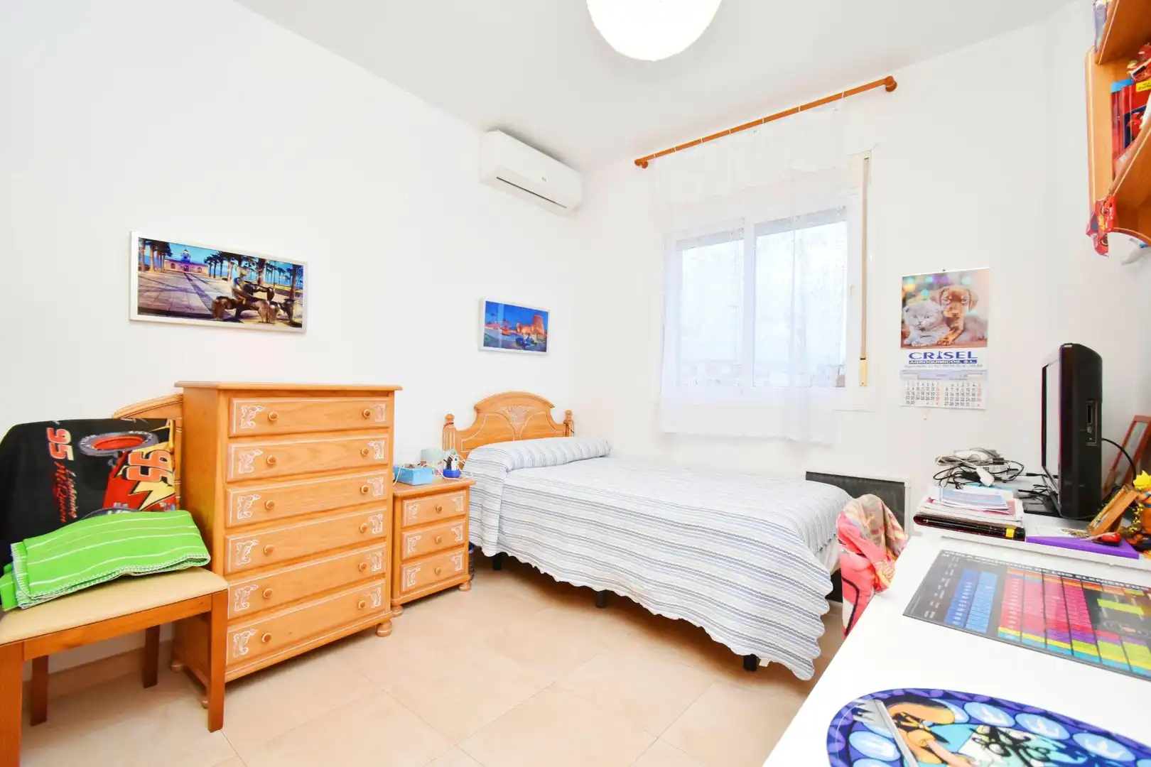 Dormitori de Casa o xalet en venda en Vícar amb Aire condicionat, Terrassa i Moblat