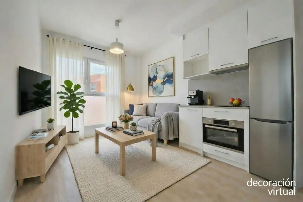 Sala de estar de Piso en venta en Madrid con Calefacción y Piscina comunitaria