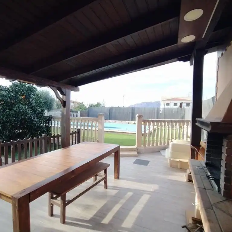 Terrassa de Casa o xalet en venda en Orihuela amb Aire condicionat, Jardí privat i Terrassa