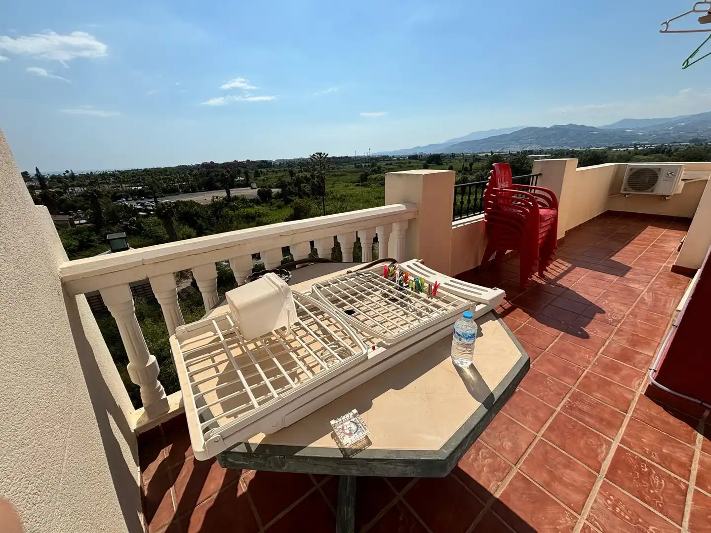 Terraza de Ático de alquiler en Motril con Aire acondicionado, Calefacción y Jardín privado