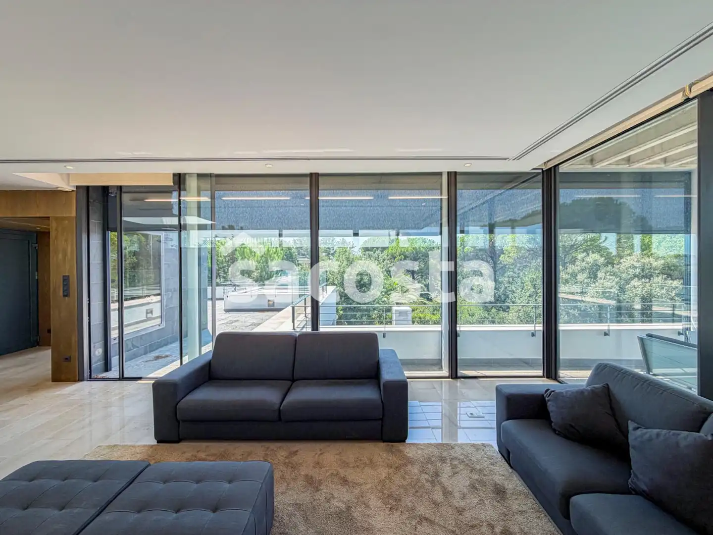 Sala de estar de Casa o chalet en venta en Caldes de Malavella con Aire acondicionado, Calefacción y Jardín privado