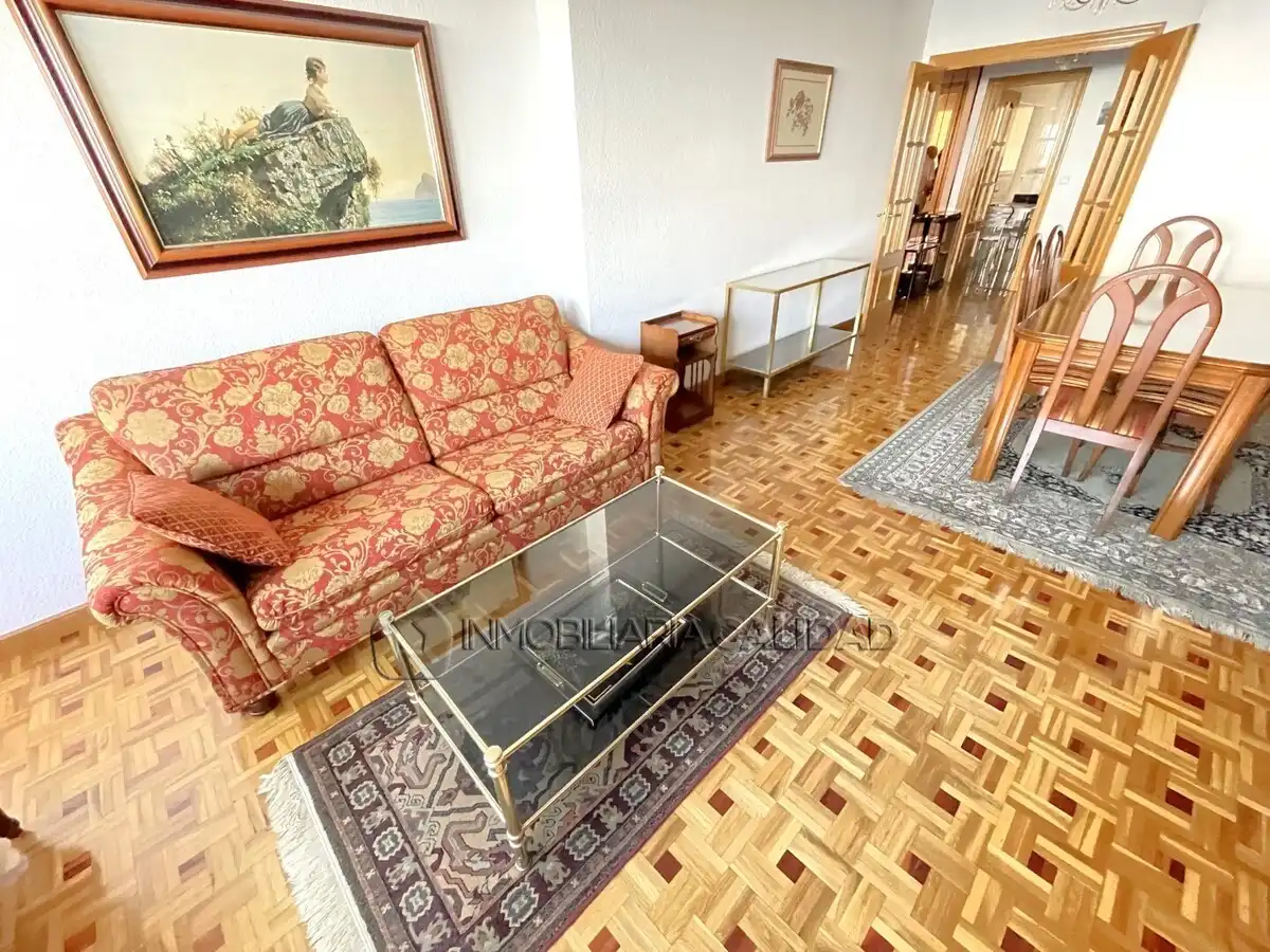 Sala de estar de Piso de alquiler en Burgos con Calefacción, Terraza y Amueblado