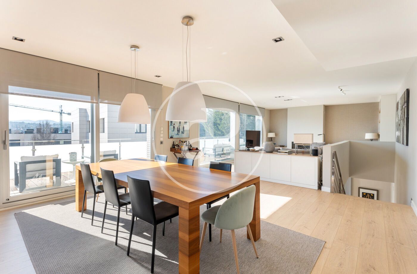 Comedor de Casa o chalet en venta en Sant Cugat del Vallès con Aire acondicionado, Calefacción y Jardín privado