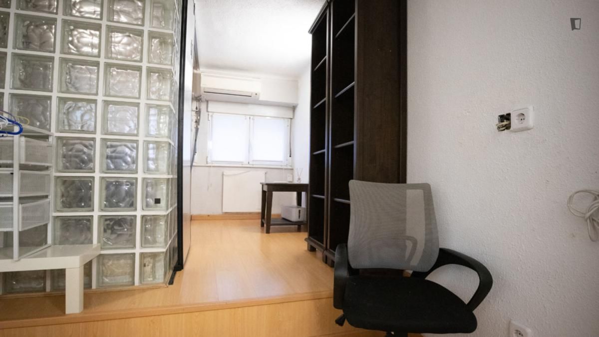 Dormitori de Estudi de lloguer en  Madrid Capital amb Aire condicionat, Calefacció i Moblat