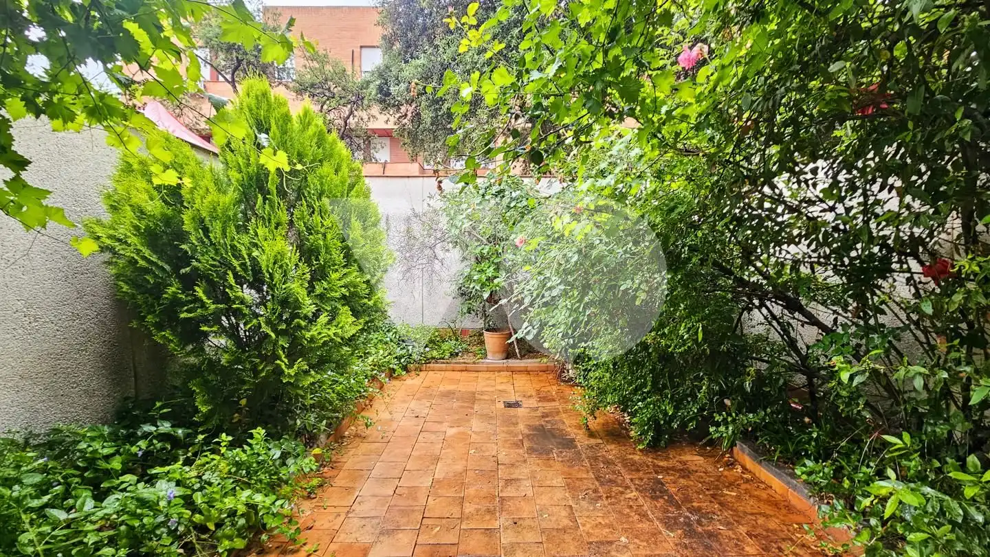 Garden of Detached homes for sale in  Madrid Capital  with Air Conditioner, Private garden and Terrace