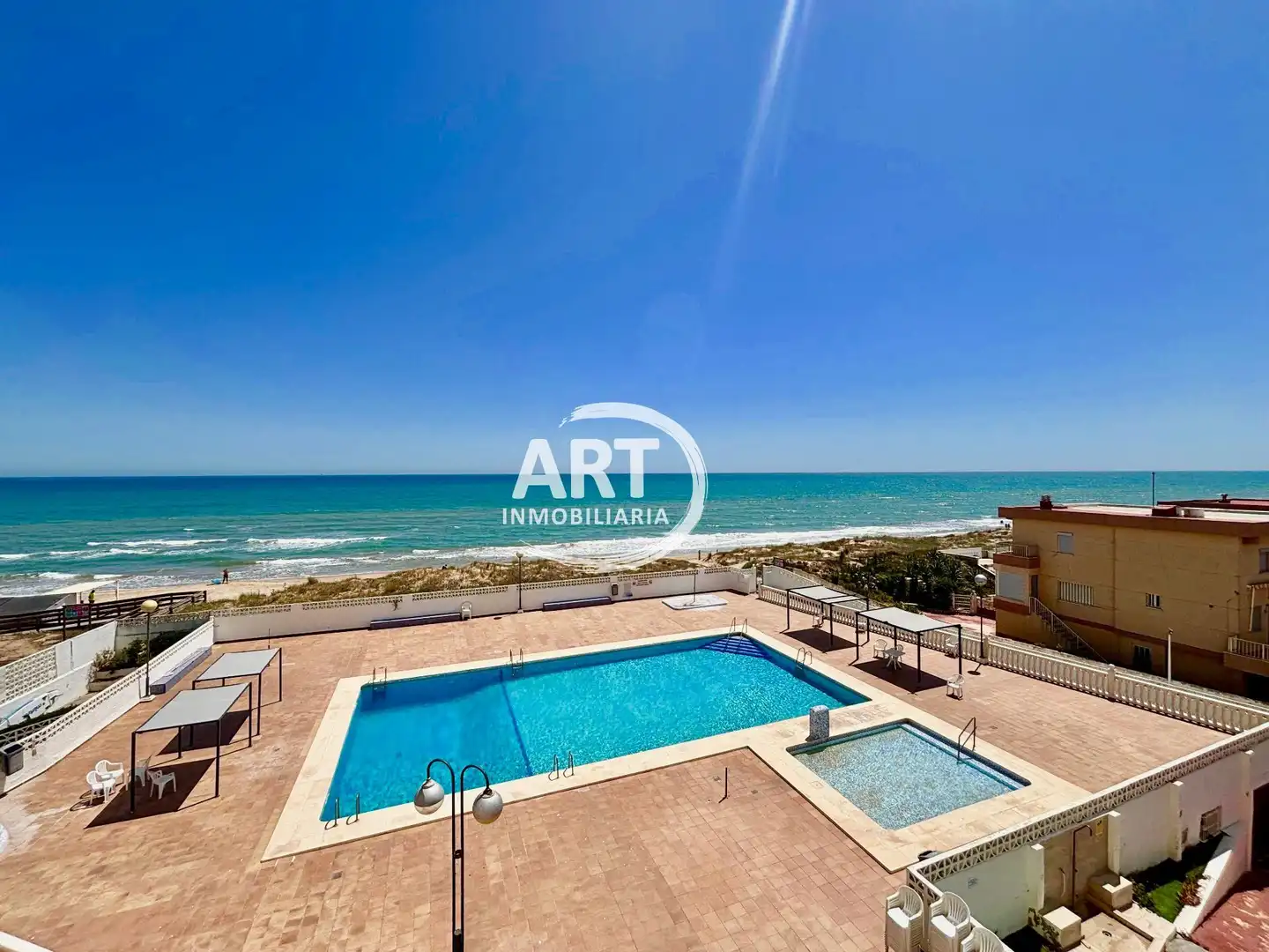 Swimming pool of Apartments for sale in Sueca  with Heating, Terrace and Storage room