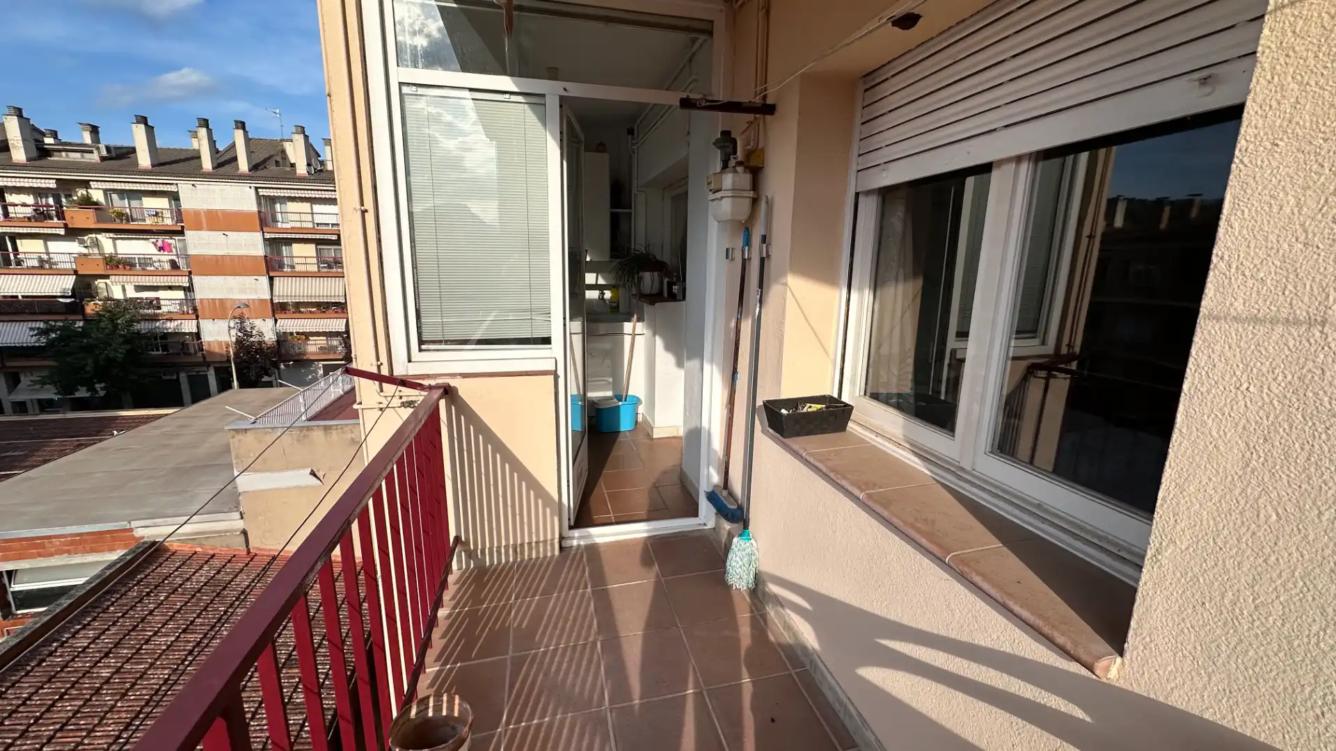 Balcony of Flat for sale in Olot  with Heating, Terrace and Storage room