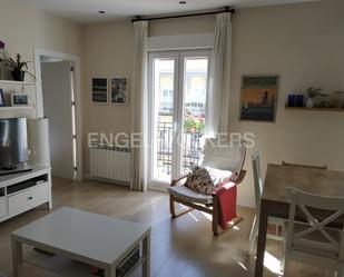 Living room of Apartment for sale in  Madrid Capital  with Air Conditioner, Heating and Balcony